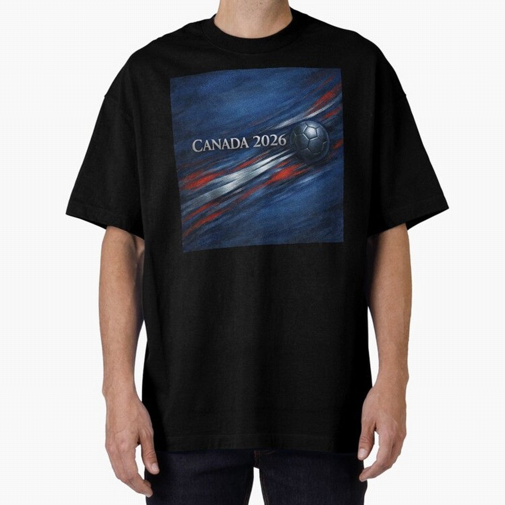 Canada 2026 Soccer Splash Classic T-Shirt Spotlight the FIFA World Cup 2026 USA Canada Mexico Journey through Mbappe Highlights, Argentina Pride, Game Day Rituals, Football Legends, Country Pride and the Road to the Final; Ideal for Fans Who Follow