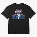 Road to 2026 ¨C The World Plays as One Classic T-Shirt Celebrate Classic Football Spirit in the FIFA World Cup 2026 Group Stage Journey through Mbappe Highlights, Argentina, France and Brazil Pride, Sports Nostalgia, International Competition,