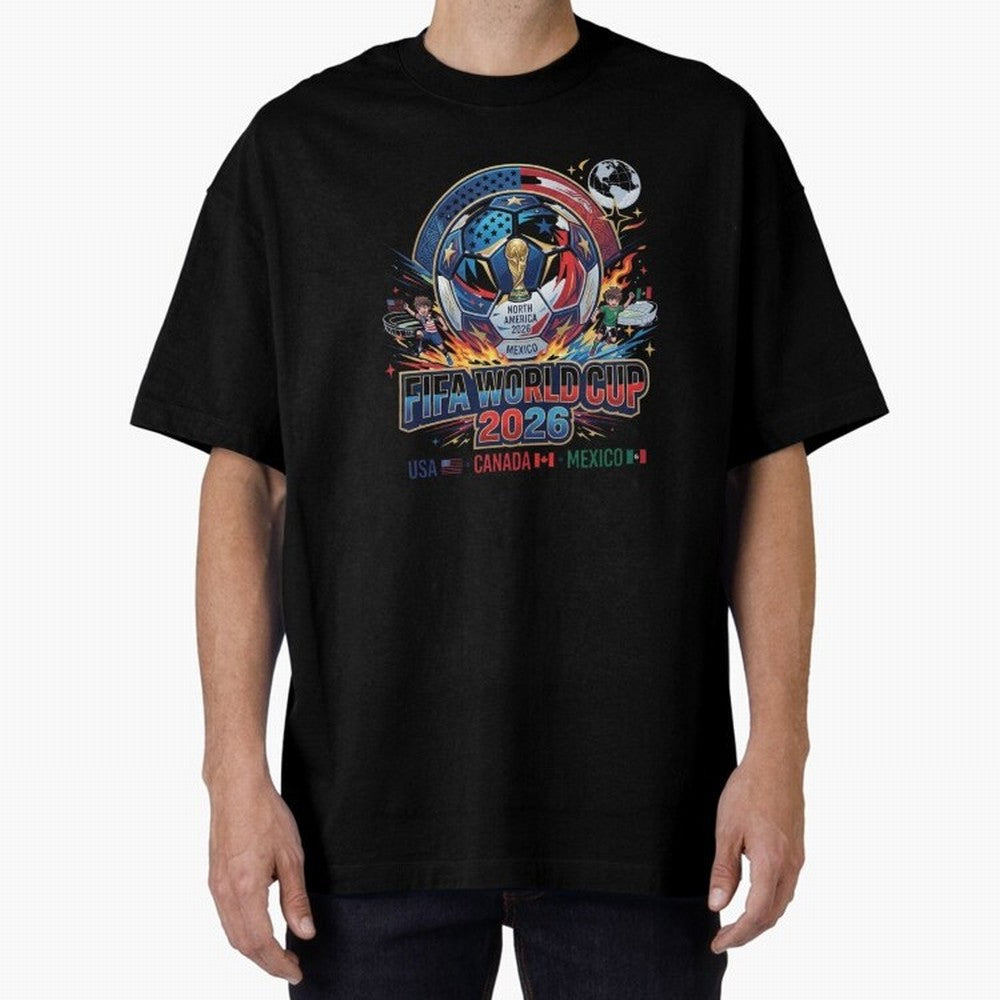 FIFA World Cup 2026 North America - USA Canada Mexico Soccer Classic T-Shirt Support FIFA World Cup 2026 for Fans of CR7 and Messi and Portugal, Spain and Germany, Bringing Football History, Final Match Energy, Crowd Noise and Once in a Lifetime