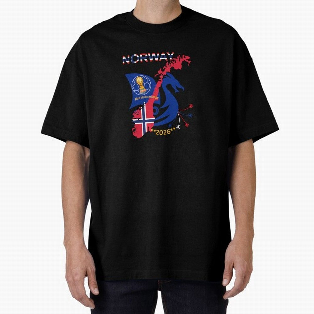 Norway 2026 Classic T-Shirt Carry FIFA World Cup 2026 Group Stage Featuring Neymar, Haaland and Cristiano Ronaldo, Argentina Energy, Football History, Final Match Energy, Crowd Noise and Once in a Lifetime Moments; Great for Supporters Who Love