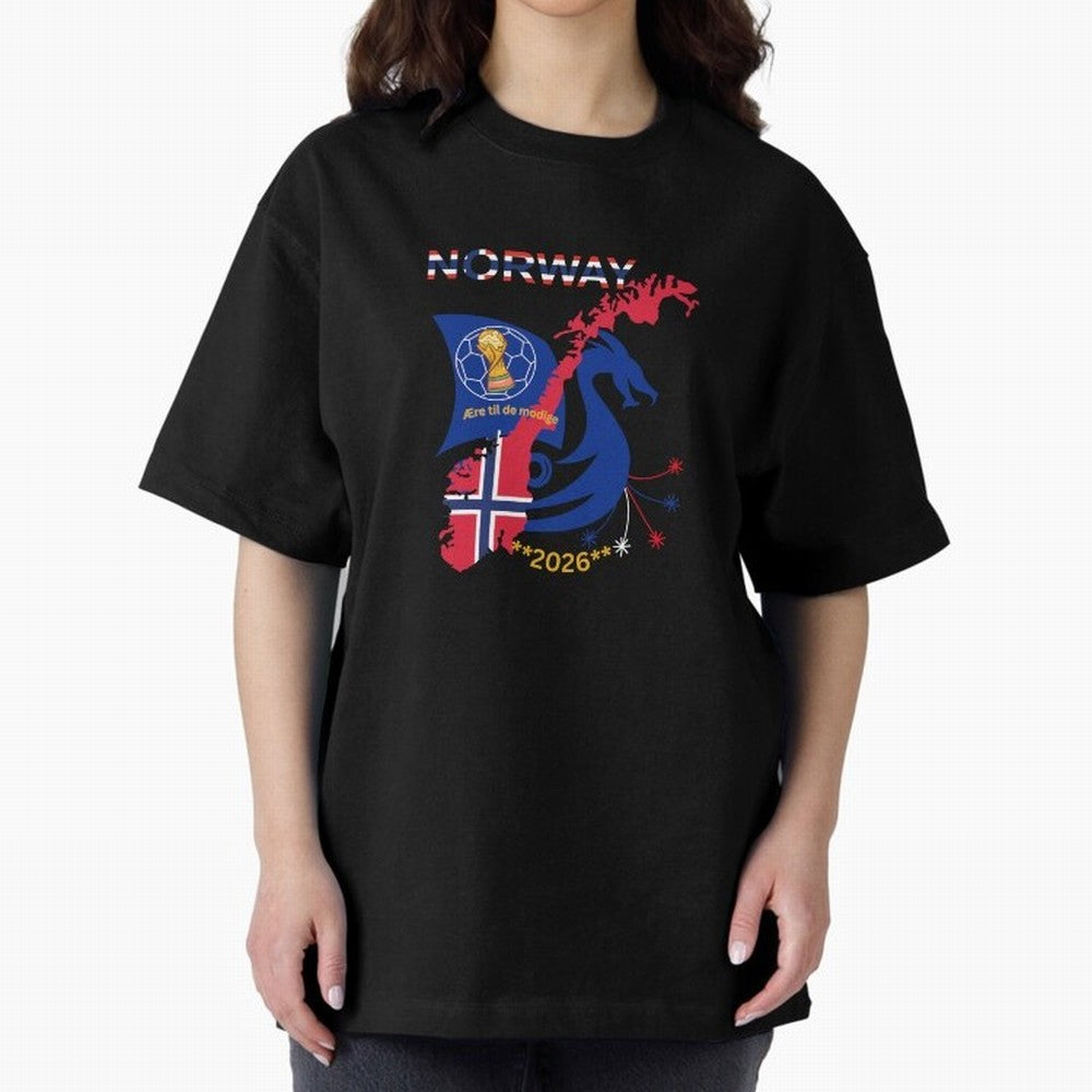 Norway 2026 Classic T-Shirt Carry FIFA World Cup 2026 Group Stage Featuring Neymar, Haaland and Cristiano Ronaldo, Argentina Energy, Football History, Final Match Energy, Crowd Noise and Once in a Lifetime Moments; Great for Supporters Who Love