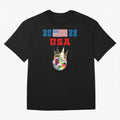 Keep Calm and support USA Football Flag Soccer Jersey Classic T-Shirt Celebrate Golden Goal Energy in the FIFA World Cup 2026 Journey through Haaland and Mbappe Highlights, England and Germany Pride, Championship Spirit, Famous Goals, Roaring