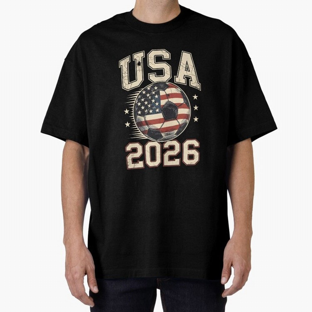USA 2026 World Cup Soccer Classic T-Shirt Celebrate Global Passion for FIFA World Cup 2026 Group Stage for Fans of CR7 and Spain, Bringing Tournament Hype, Historic Matchups, Family Viewing Parties and Global Sports Pride; Perfect for Supporters