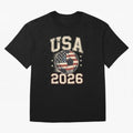 USA 2026 World Cup Soccer Classic T-Shirt Celebrate Global Passion for FIFA World Cup 2026 Group Stage for Fans of CR7 and Spain, Bringing Tournament Hype, Historic Matchups, Family Viewing Parties and Global Sports Pride; Perfect for Supporters