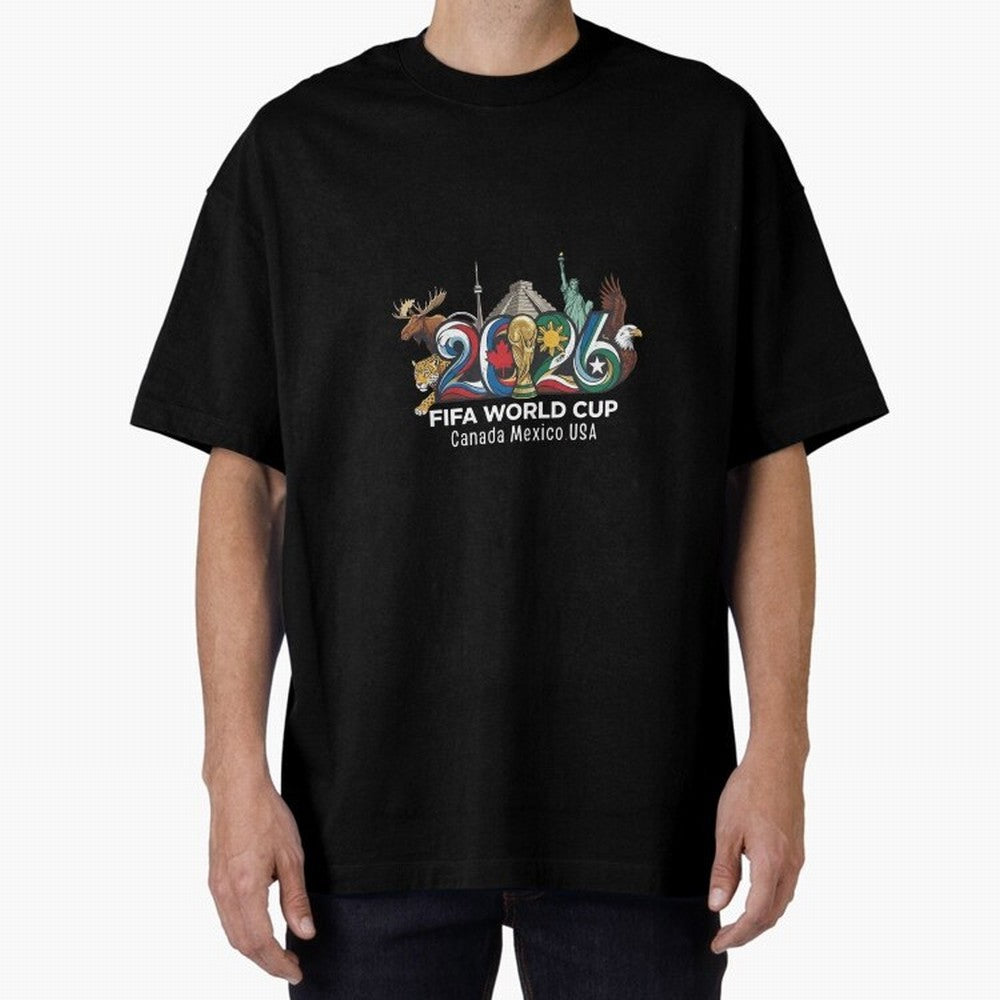 Skyline Landmarks 2026 World Cup Classic T-Shirt Capture Stadium Memories from FIFA World Cup 2026 with Messi, Portugal Energy, Worldwide Fan Energy, Dramatic Goals, Stadium Lights and Championship Celebrations; Created for Match Day Parties,