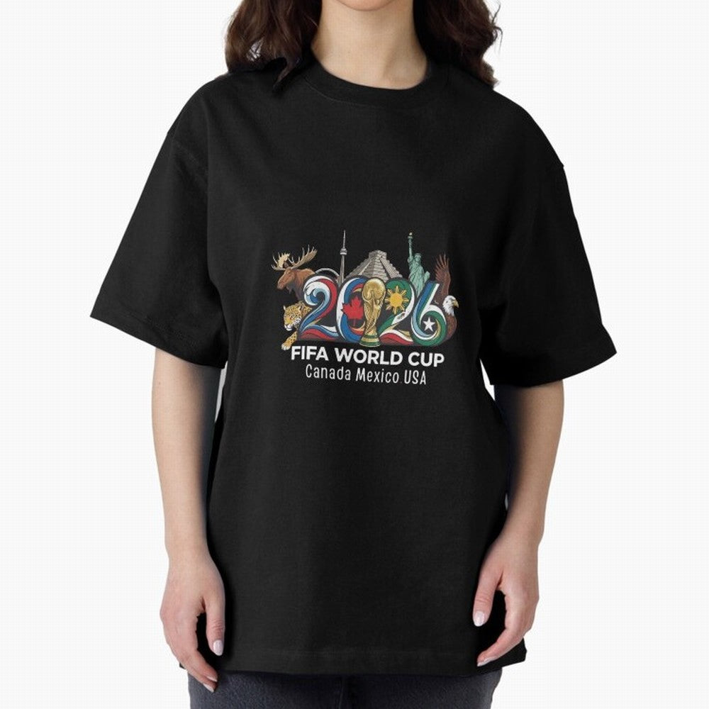 Skyline Landmarks 2026 World Cup Classic T-Shirt Capture Stadium Memories from FIFA World Cup 2026 with Messi, Portugal Energy, Worldwide Fan Energy, Dramatic Goals, Stadium Lights and Championship Celebrations; Created for Match Day Parties,