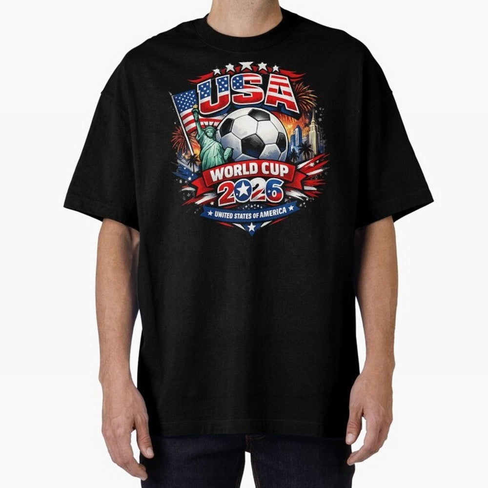 USA World Cup 2026 Soccer Graphic ¨C Patriotic Football Fan Art Classic T-Shirt Create FIFA World Cup 2026 Spirit, Connected to England, Neymar, Haaland and Cristiano Ronaldo, Classic Soccer Heritage, Championship Pressure, Fan Loyalty and