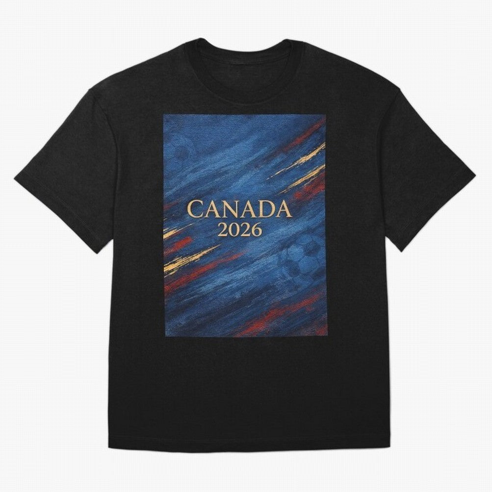Elegant and Luxury Canada 2026 Soccer Theme Classic T-Shirt Feel the Heartbeat of FIFA World Cup 2026 USA Canada Mexico Connected to Messi, Germany Energy, Tournament Hype, Historic Matchups, Family Viewing Parties and Global Sports Pride; Ideal