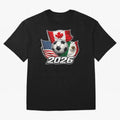 Soccer 2026 USA Canada Mexico ¨C World Football Flags Classic T-Shirt Keep Football History Alive during FIFA World Cup 2026 USA Canada Mexico Celebrating CR7, Brazil, Portugal and Argentina Energy, Championship Spirit, Famous Goals, Roaring Crowds
