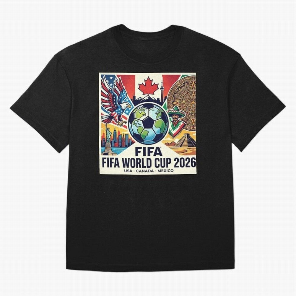 North America United Soccer 2026 Vintage Crest Classic T-Shirt Support Your Favorite Stars during FIFA World Cup 2026 Spirit, Centered on Portugal, Spain and Germany, Cristiano Ronaldo, Match Day Excitement, Supporter Culture, Golden Goals and