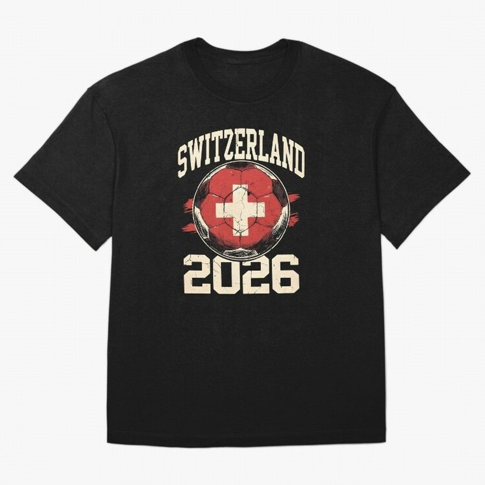 Switzerland 2026 World Cup Classic T-Shirt Share the Excitement of the FIFA World Cup 2026 Journey through Neymar Highlights, England and Germany Pride, Stadium Memories, Football Loyalty, International Chants and Championship Tradition; Ideal for