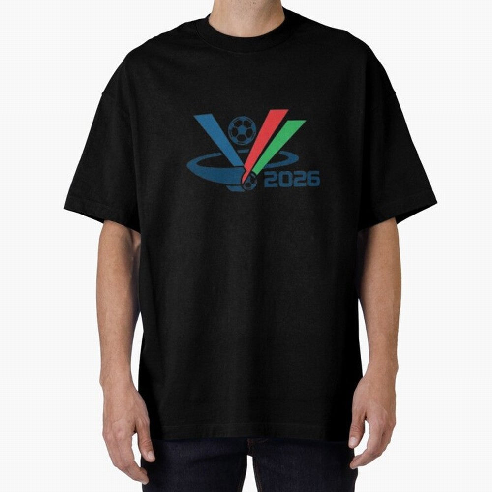 Minimalist FIFA 2026 V-Logo Design Classic T-Shirt Relive the Noise and Pride of FIFA World Cup 2026 Group Stage for Fans of Messi, CR7 and Mbappe and England and Germany, Bringing Match Day Excitement, Supporter Culture, Golden Goals and Global