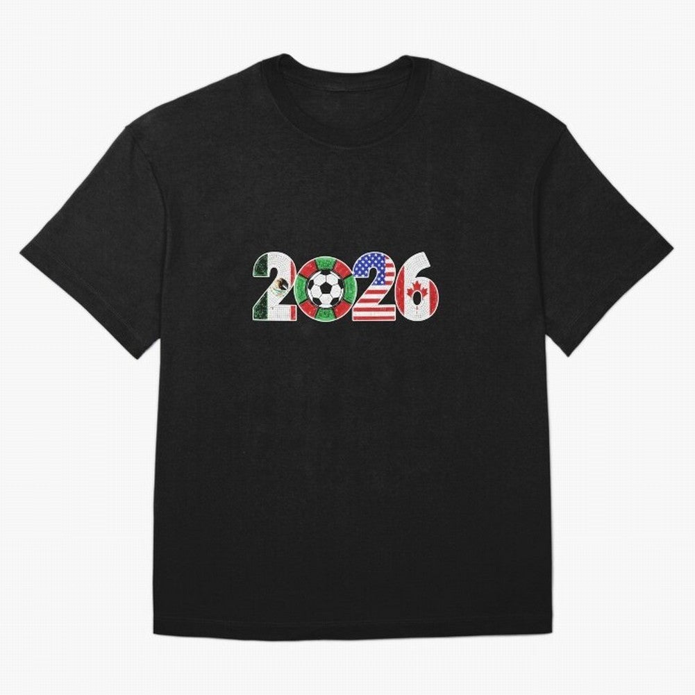 North American Soccer Spirit Team 2026 T-Shirt_82770209 Classic T-Shirt Celebrate the Next Chapter of the FIFA World Cup 2026 Journey through Messi Highlights, Argentina and Brazil Pride, Football History, Final Match Energy, Crowd Noise and Once
