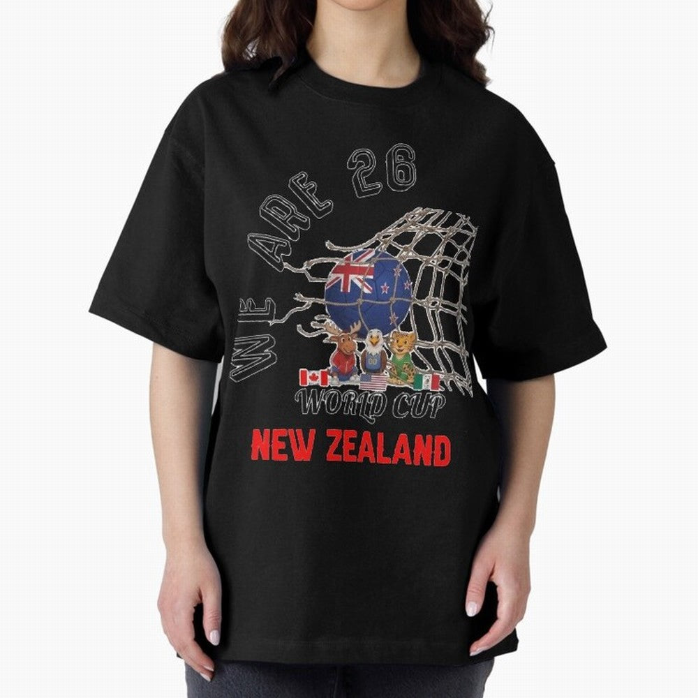 World cup 26 - New Zeland Classic T-Shirt Relive Legendary Nights from FIFA World Cup 2026 Spirit, Connected to Brazil, Haaland, Football Festival Excitement, Trophy Ambitions, Country Rivalries and Star Player Buzz; Made for Die Hard Supporters,