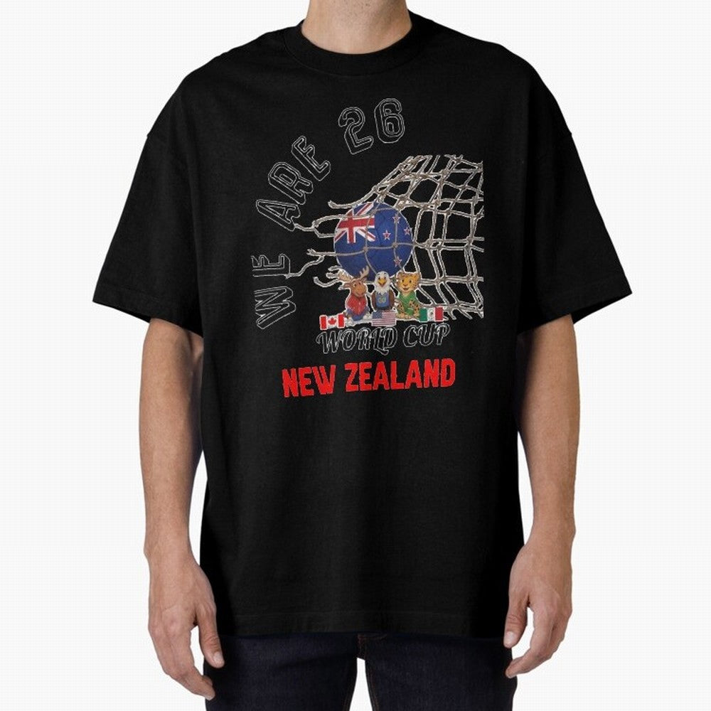 World cup 26 - New Zeland Classic T-Shirt Relive Legendary Nights from FIFA World Cup 2026 Spirit, Connected to Brazil, Haaland, Football Festival Excitement, Trophy Ambitions, Country Rivalries and Star Player Buzz; Made for Die Hard Supporters,