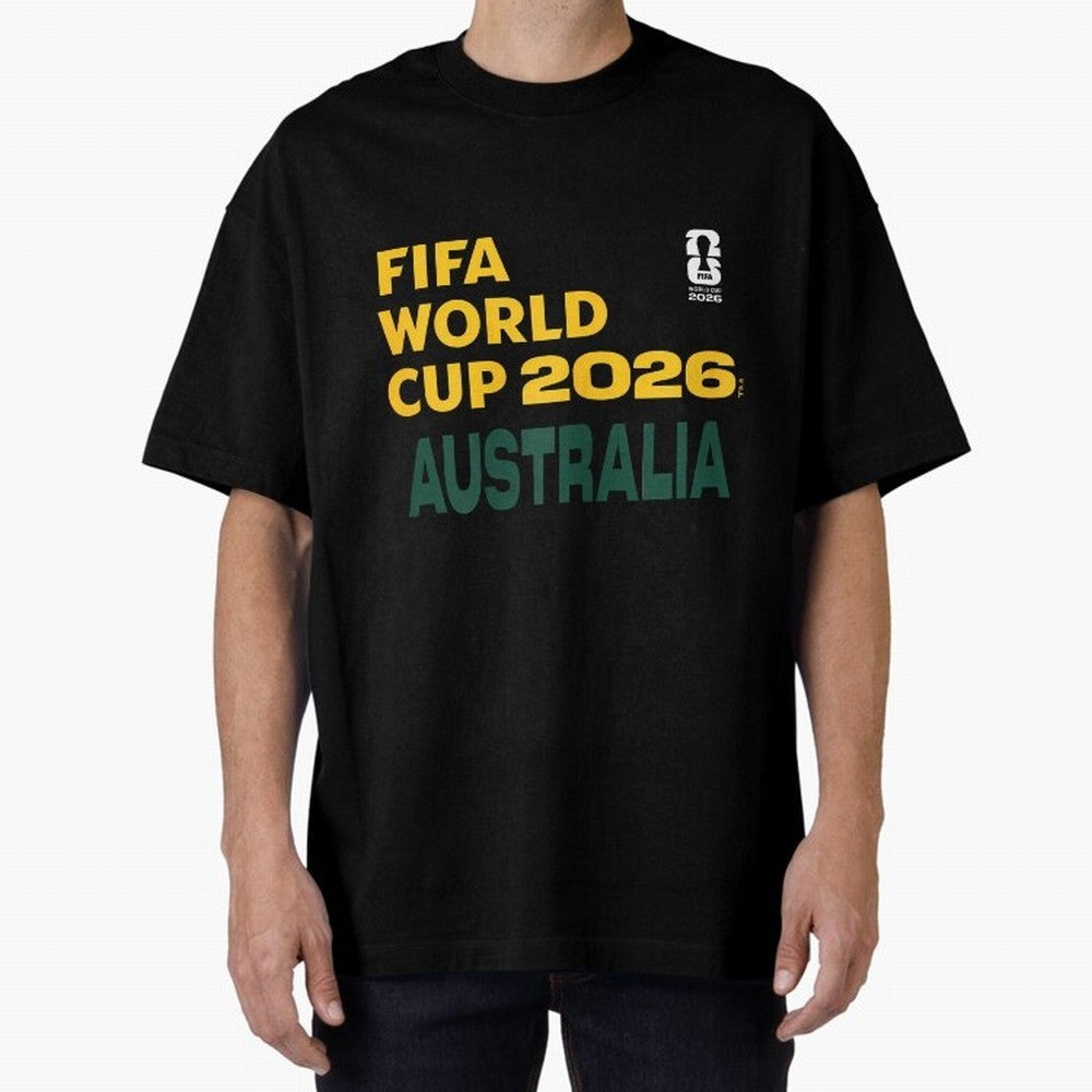 World Cup26 Australia Block Letters Classic T-Shirt Celebrate the Magic of FIFA World Cup 2026 Spirit, with England, France and Netherlands, Cristiano Ronaldo, Haaland and CR7, Stadium Memories, Football Loyalty, International Chants and