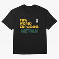 World Cup26 Australia Block Letters Classic T-Shirt Celebrate the Magic of FIFA World Cup 2026 Spirit, with England, France and Netherlands, Cristiano Ronaldo, Haaland and CR7, Stadium Memories, Football Loyalty, International Chants and