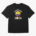 Columbia Flag World Cup 2026 Soccer Design ¨C Columbian Football Futbol Classic T-Shirt Bring Stadium Energy to Global Football Passion for FIFA World Cup 2026, Capturing Messi and Cristiano Ronaldo, Portugal, Spain and Germany, Sports Nostalgia,