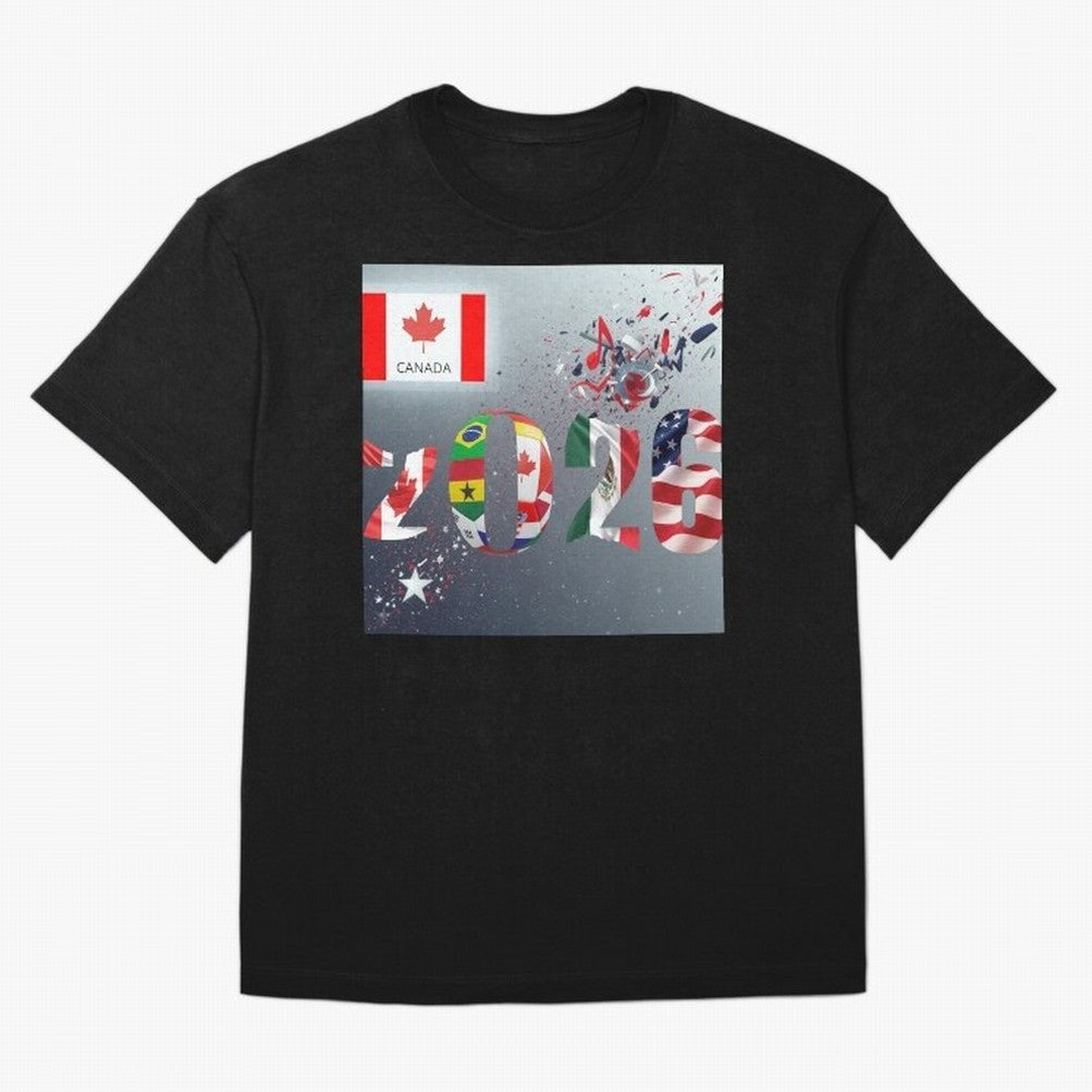 World Cup 2026 Classic T-Shirt Live for the Drama of Global Football Passion for FIFA World Cup 2026 USA Canada Mexico, Inspired by Haaland and Mbappe, Spain, Football Passion, Legendary Performances, Festival Vibes and Supporter Community; Great