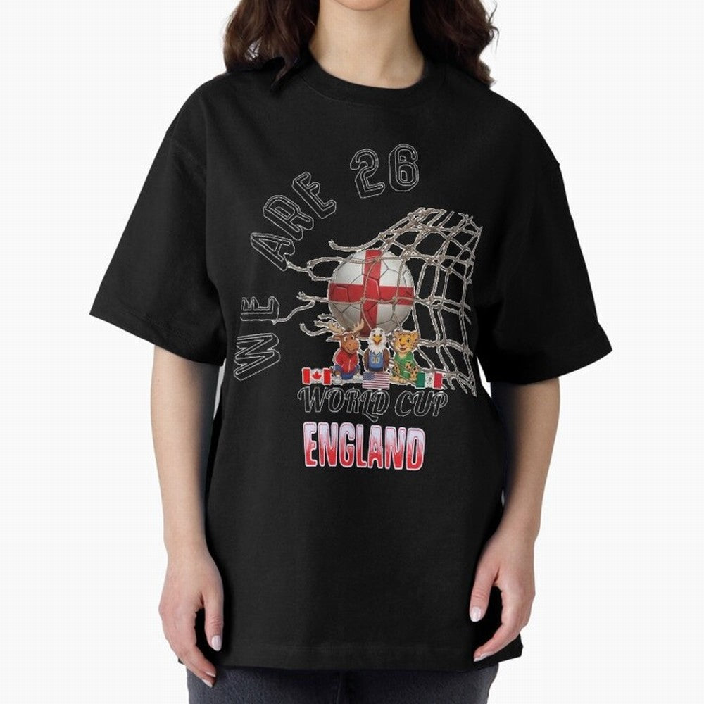 World cup 26 - England Classic T-Shirt Embrace FIFA World Cup 2026 USA Canada Mexico for Fans of Messi, CR7 and Mbappe and Brazil, Bringing Stadium Chants, National Pride, Trophy Dreams and Unforgettable Football Memories; Created for Match Day