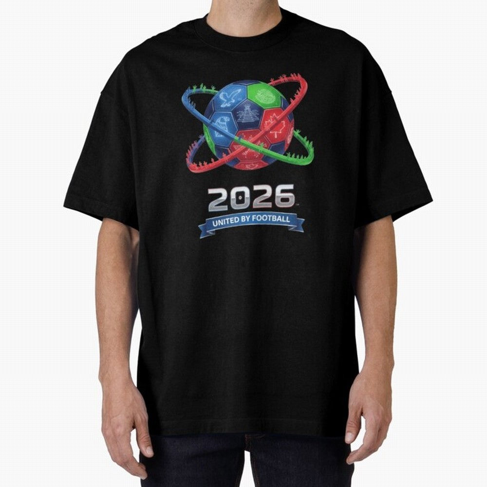 United by Football 2026 Global Connectivity Logo Classic T-Shirt Experience the Global Stage of FIFA World Cup 2026 Group Stage Spirit, Capturing Germany, Cristiano Ronaldo, Worldwide Fan Energy, Dramatic Goals, Stadium Lights and Championship
