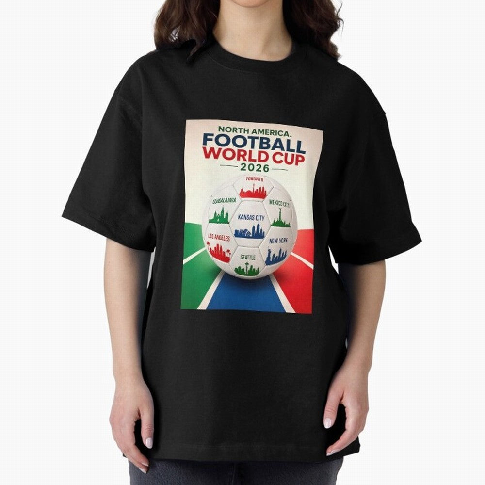North America Football 2026 Classic T-Shirt Make Every Kick Count in Match Day Hype around FIFA World Cup 2026, Haaland, Portugal, Spain and Germany, Match Day Excitement, Supporter Culture, Golden Goals and Global Football Passion; Great for