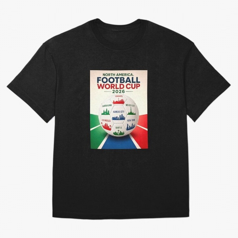 North America Football 2026 Classic T-Shirt Make Every Kick Count in Match Day Hype around FIFA World Cup 2026, Haaland, Portugal, Spain and Germany, Match Day Excitement, Supporter Culture, Golden Goals and Global Football Passion; Great for