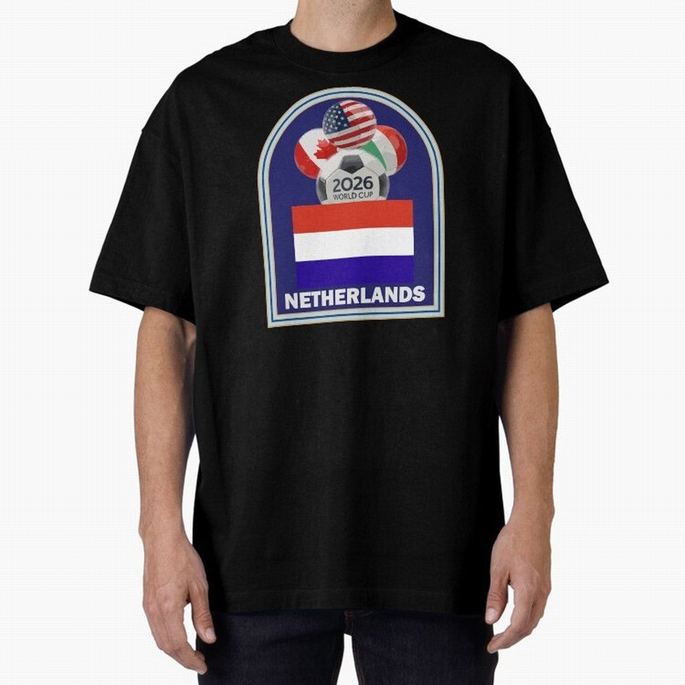 Netherlands 2026 Soccer T-shirt Classic T-Shirt Celebrate Football Dreams Across FIFA World Cup 2026 USA Canada Mexico Connected to Haaland and Mbappe, Portugal, Spain and Germany Energy, Sports Nostalgia, International Competition, Famous Players