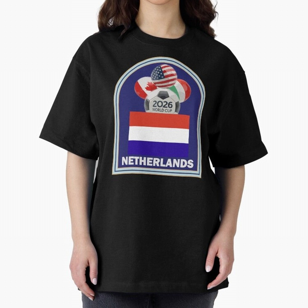 Netherlands 2026 Soccer T-shirt Classic T-Shirt Celebrate Football Dreams Across FIFA World Cup 2026 USA Canada Mexico Connected to Haaland and Mbappe, Portugal, Spain and Germany Energy, Sports Nostalgia, International Competition, Famous Players