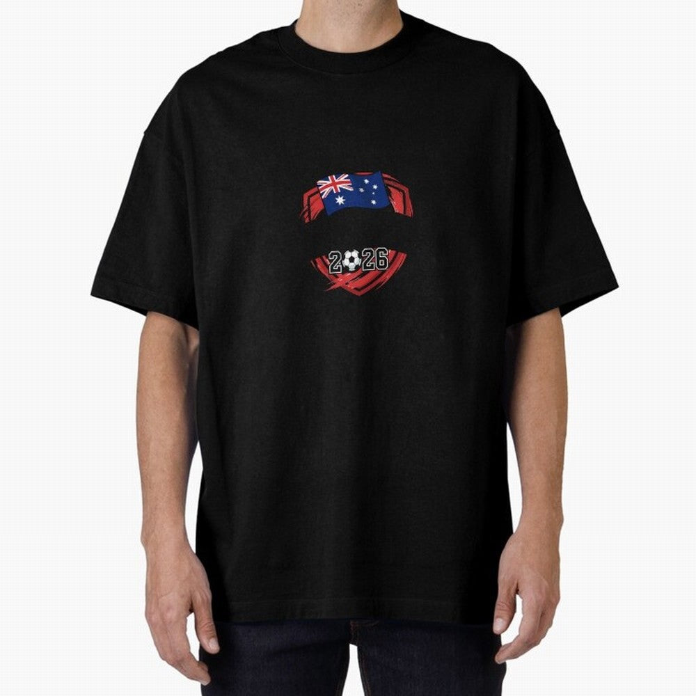 Australia World Cup 2026 Australia Football Classic T-Shirt Stand with FIFA World Cup 2026 USA Canada Mexico Capturing Mbappe, England and Germany Energy, Soccer Culture, Superstar Moments, National Team Dreams and Competitive Fire; Perfect for