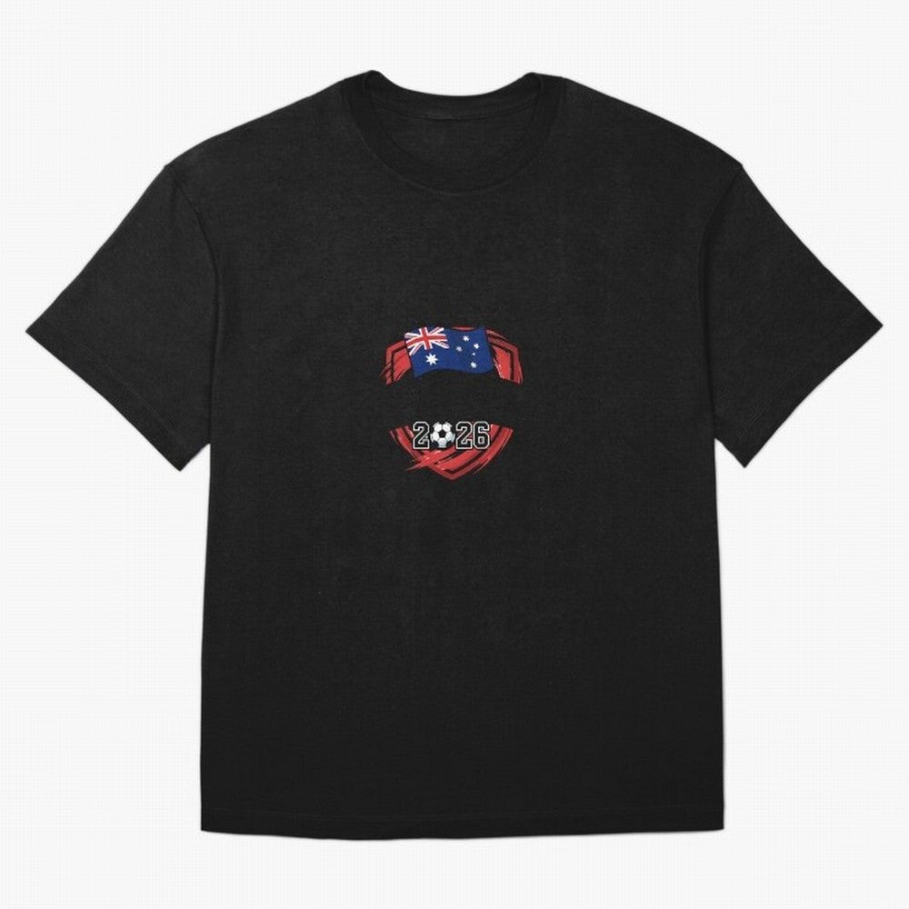 Australia World Cup 2026 Australia Football Classic T-Shirt Stand with FIFA World Cup 2026 USA Canada Mexico Capturing Mbappe, England and Germany Energy, Soccer Culture, Superstar Moments, National Team Dreams and Competitive Fire; Perfect for