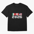 Glitched United 2026 Cup North America Emblem Part Classic T-Shirt Treasure Match Day Hype around FIFA World Cup 2026, Cristiano Ronaldo, Haaland and CR7, Argentina and Brazil, Football Passion, Legendary Performances, Festival Vibes and Supporter