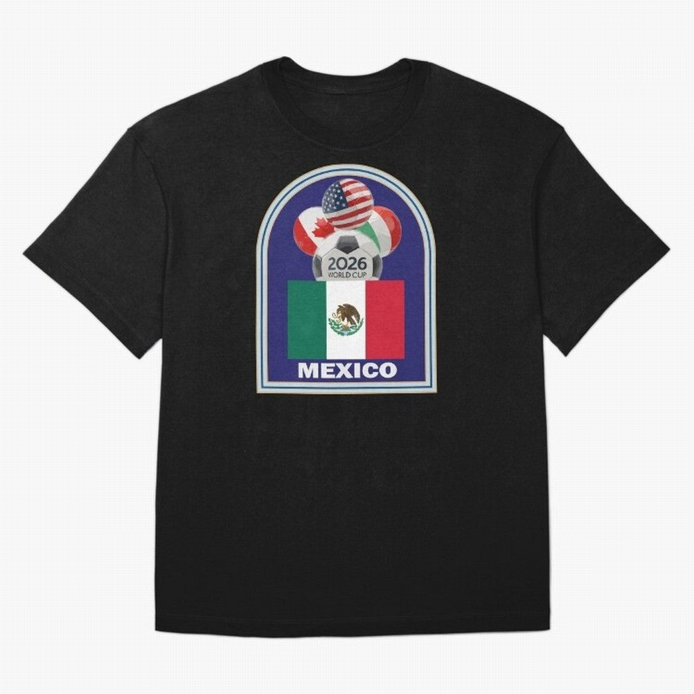 Mexico 2026 Soccer T-shirt Classic T-Shirt Step into Global Football Passion for FIFA World Cup 2026 USA Canada Mexico, Featuring Neymar, Germany, Football Festival Excitement, Trophy Ambitions, Country Rivalries and Star Player Buzz; Perfect for