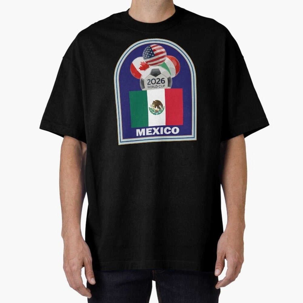 Mexico 2026 Soccer T-shirt Classic T-Shirt Step into Global Football Passion for FIFA World Cup 2026 USA Canada Mexico, Featuring Neymar, Germany, Football Festival Excitement, Trophy Ambitions, Country Rivalries and Star Player Buzz; Perfect for