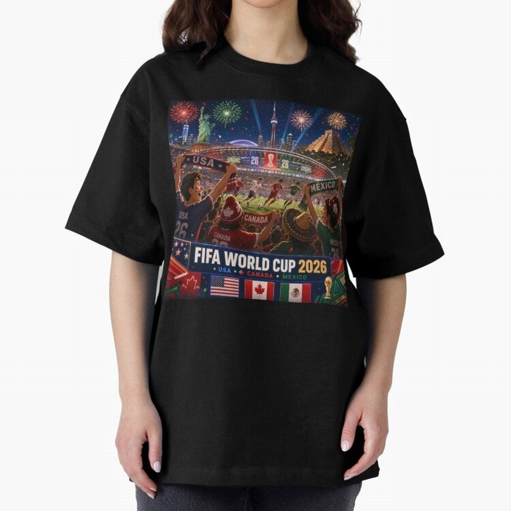 ? One Ball Three Nations 2026 #football 2026 Classic T-Shirt Feel the Heartbeat of FIFA World Cup 2026 Group Stage for Fans of Haaland and England and Germany, Bringing Football Passion, Legendary Performances, Festival Vibes and Supporter