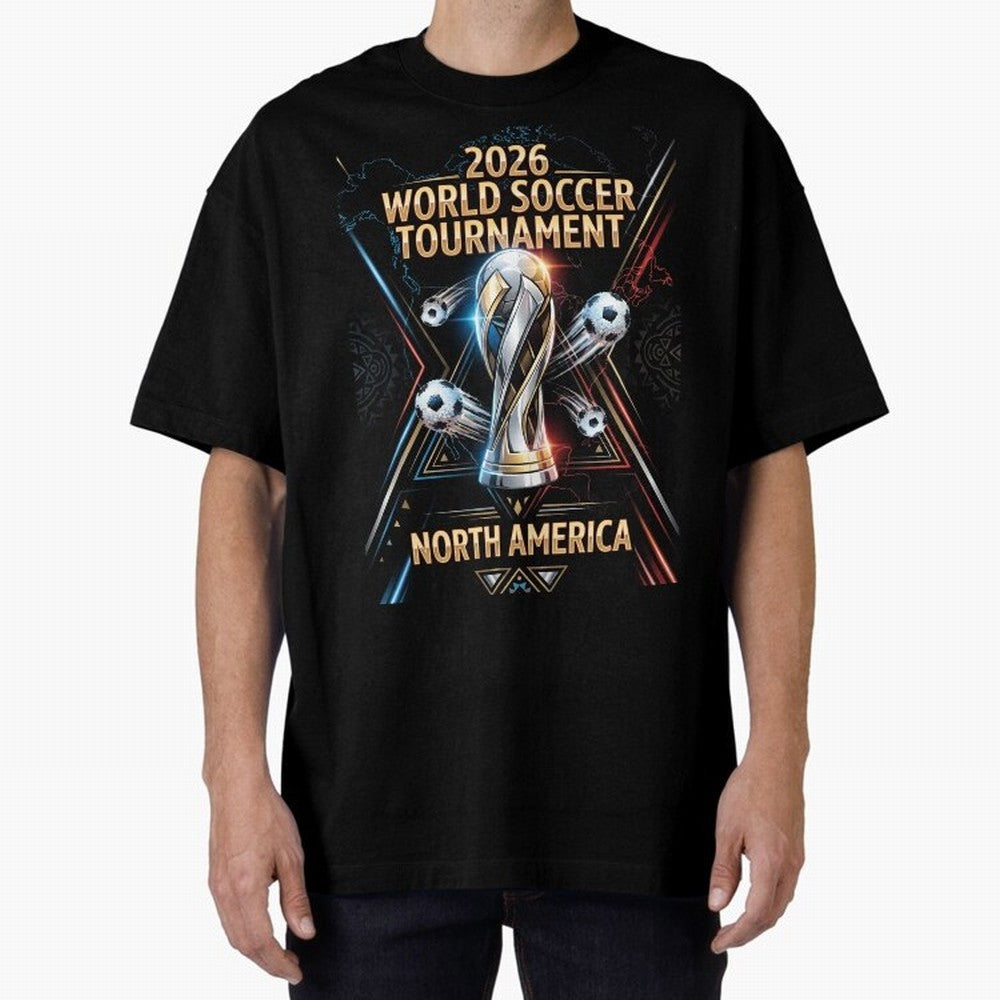 2026 FIFA Classic T-Shirt Join Supporters Worldwide for FIFA World Cup 2026 USA Canada Mexico Connected to Cristiano Ronaldo, Spain and Netherlands Energy, Football Festival Excitement, Trophy Ambitions, Country Rivalries and Star Player Buzz;