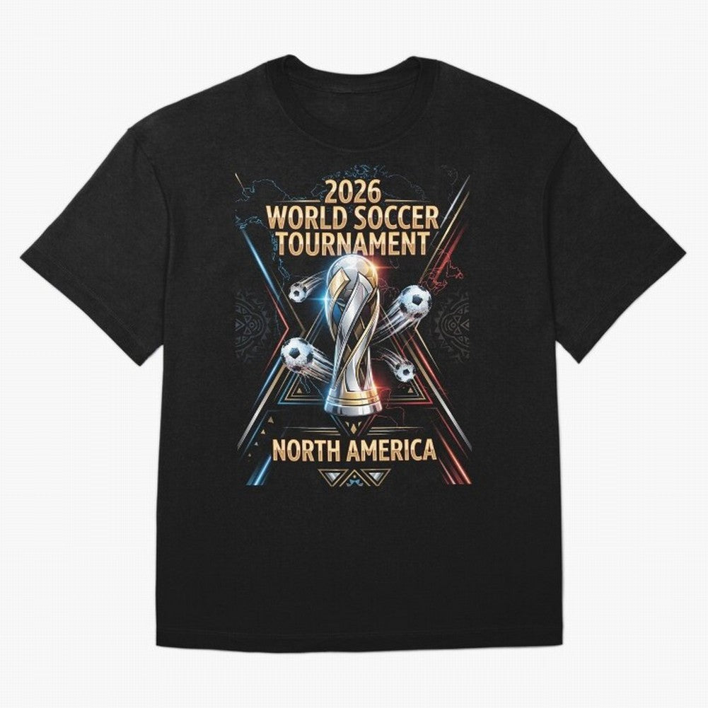 2026 FIFA Classic T-Shirt Join Supporters Worldwide for FIFA World Cup 2026 USA Canada Mexico Connected to Cristiano Ronaldo, Spain and Netherlands Energy, Football Festival Excitement, Trophy Ambitions, Country Rivalries and Star Player Buzz;