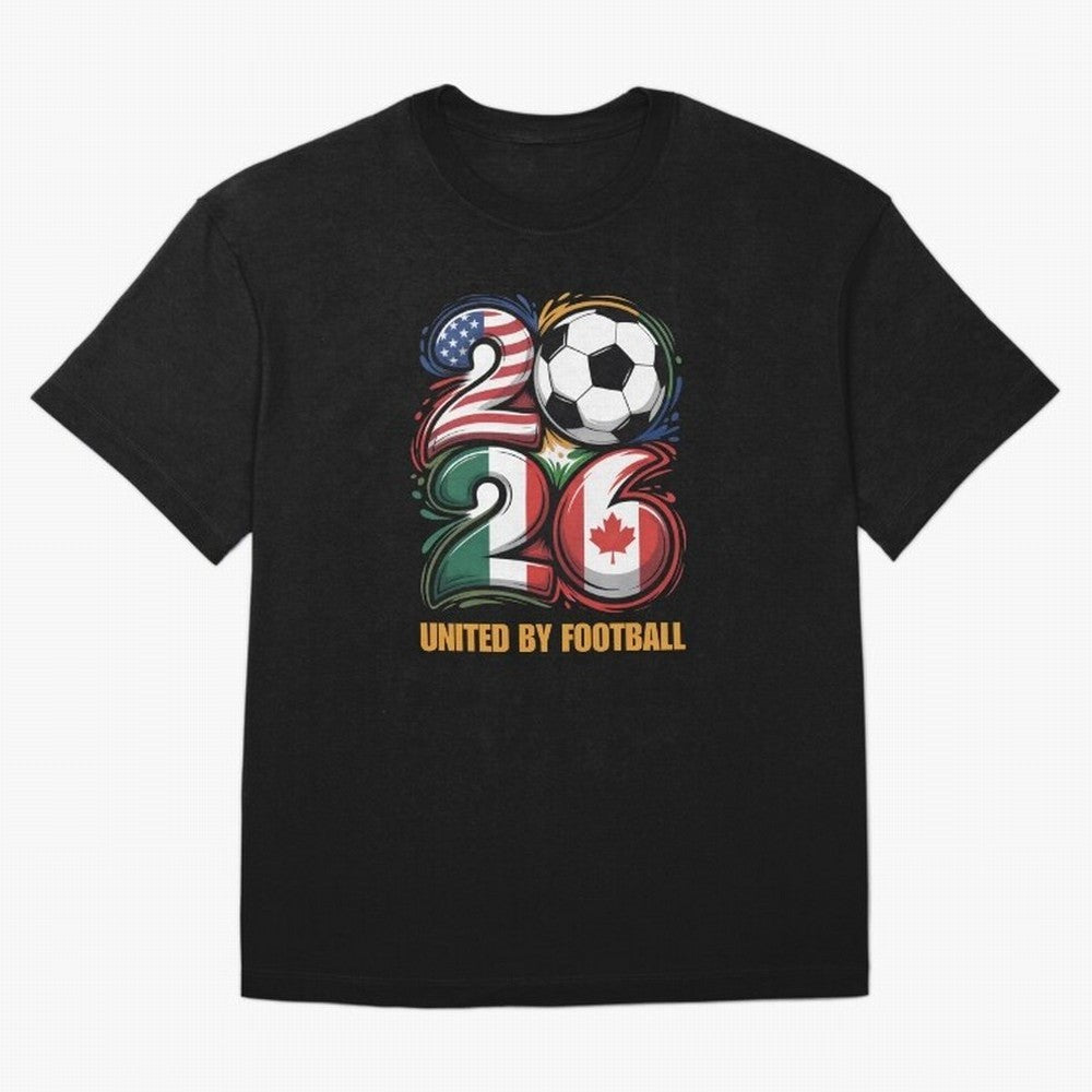 United by Football Soccer Fan Gear 2026 Classic T-Shirt Follow the Road to the FIFA World Cup 2026 Group Stage Journey through Cristiano Ronaldo, Haaland and CR7 Highlights, Brazil, Portugal and Argentina Pride, Champion Mindset, Group Stage Buzz,