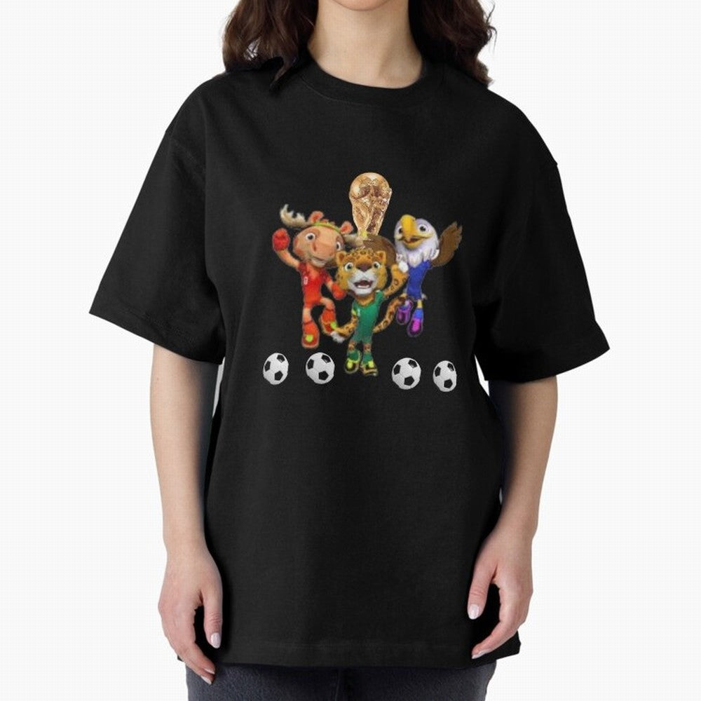 World Cup Mascot Classic T-Shirt Celebrate Supporters United by the FIFA World Cup 2026 USA Canada Mexico Journey through CR7 and Messi Highlights, Brazil Pride, Tournament Hype, Historic Matchups, Family Viewing Parties and Global Sports Pride;