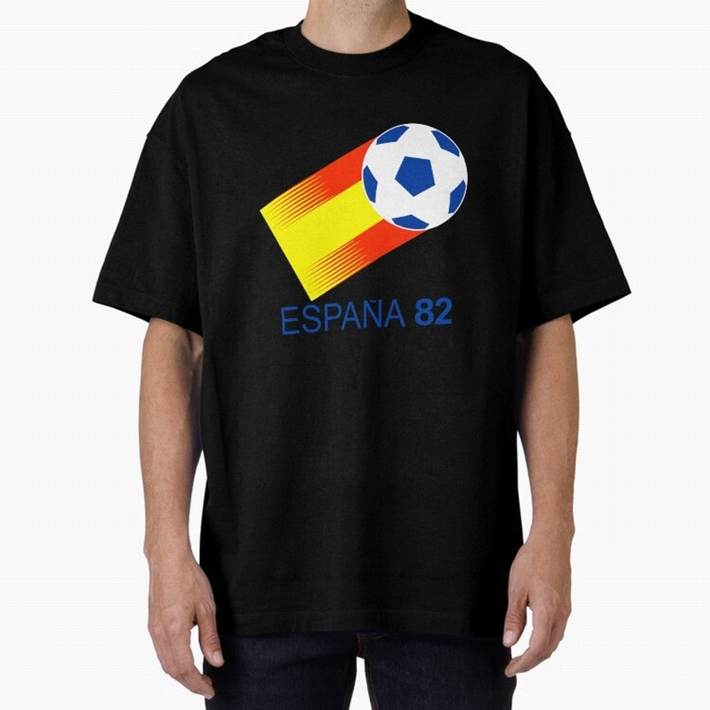 Spain Espana 82 World Cup Soccer 80s Classic T-Shirt Get Ready for FIFA World Cup 2026 USA Canada Mexico Capturing Messi, France Energy, Worldwide Fan Energy, Dramatic Goals, Stadium Lights and Championship Celebrations; Great for Watch Parties,