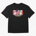 World Cup 2026 North America Flags Design ¨C USA Canada Mexico Soccer Fan Graphic Classic T-Shirt Upgrade the FIFA World Cup 2026 USA Canada Mexico Journey through Messi and Cristiano Ronaldo Highlights, Brazil, Portugal and Argentina Pride,