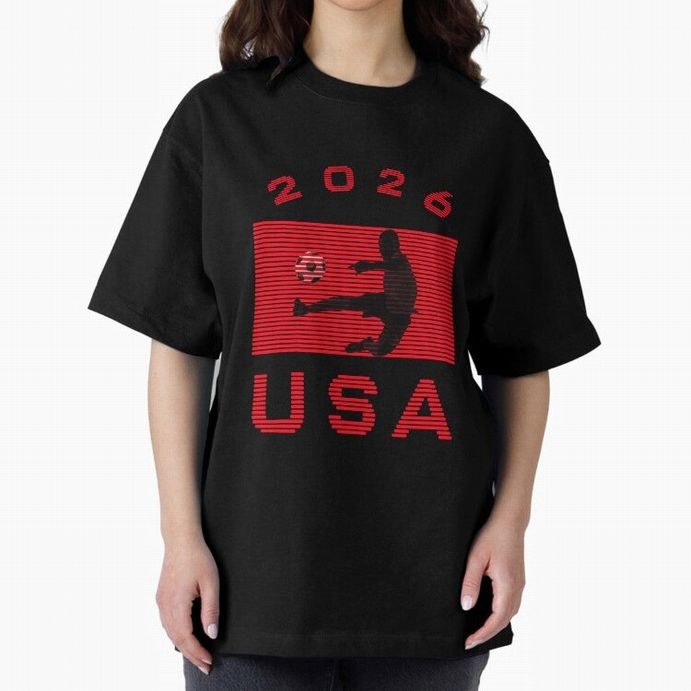 USA Soccer 2026 Player Silhouette Athletic Design Classic T-Shirt Make Every Kick Count in FIFA World Cup 2026 Group Stage Spirit, Featuring France, Neymar, Stadium Memories, Football Loyalty, International Chants and Championship Tradition; Ideal