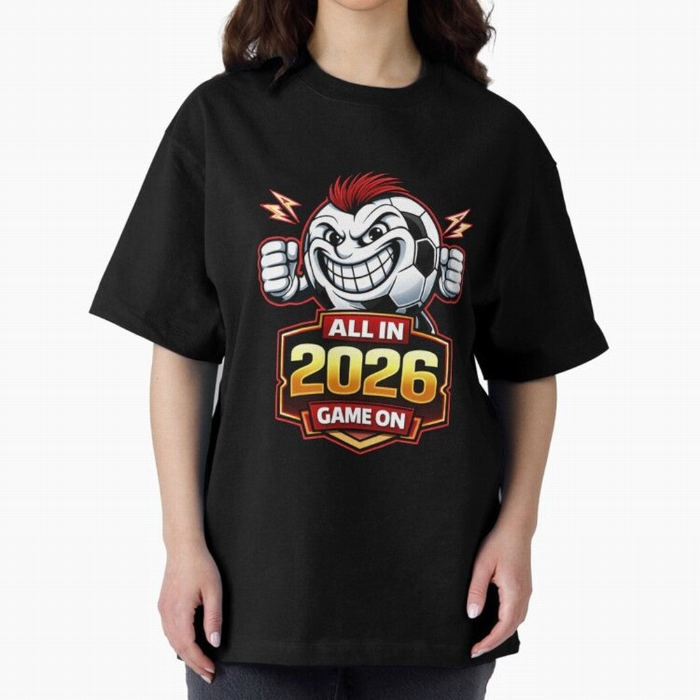 All in 2026 soccer fan design Classic T-Shirt Experience the Global Stage of Match Day Hype around FIFA World Cup 2026 USA Canada Mexico, Mbappe, Portugal, Soccer Culture, Superstar Moments, National Team Dreams and Competitive Fire; Perfect for