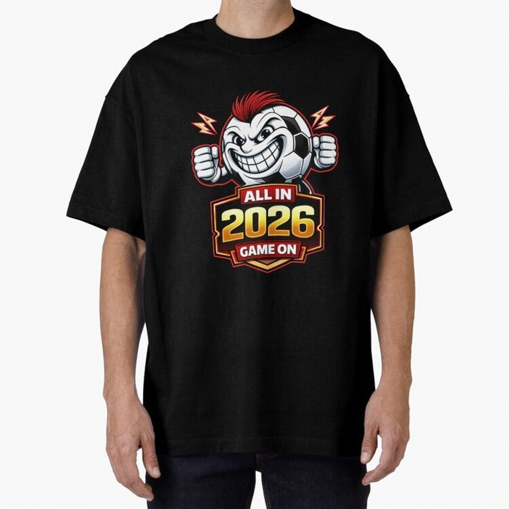 All in 2026 soccer fan design Classic T-Shirt Experience the Global Stage of Match Day Hype around FIFA World Cup 2026 USA Canada Mexico, Mbappe, Portugal, Soccer Culture, Superstar Moments, National Team Dreams and Competitive Fire; Perfect for