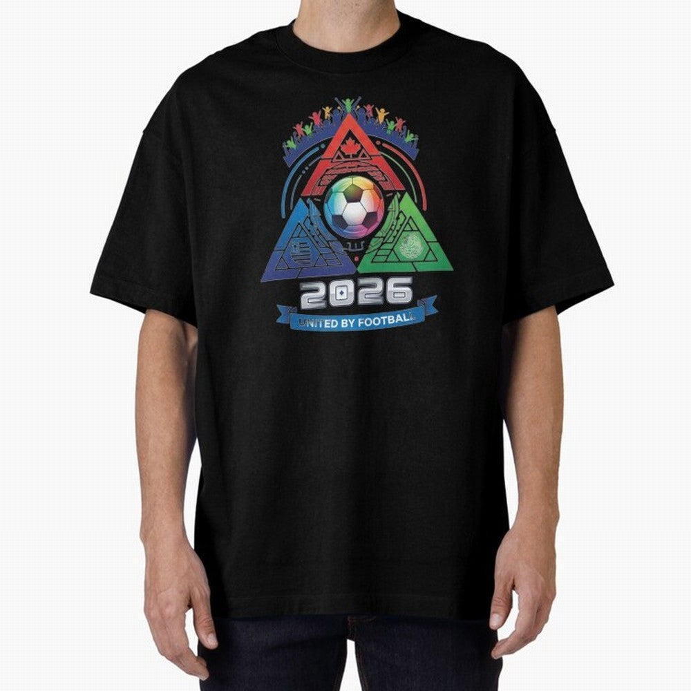 Triangular United by Football World Cup 2026 Emblem Classic T-Shirt Celebrate the Magic of FIFA World Cup 2026 for Fans of Cristiano Ronaldo and Argentina and Brazil, Bringing Fan Favorite Moments, National Team Passion, Big Match Drama and Soccer