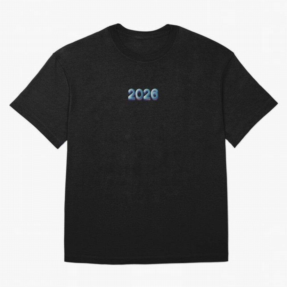 2026 Happy New Year Sticker Classic T-Shirt Show Match Day Excitement for FIFA World Cup 2026 Group Stage Capturing Messi, Neymar and Mbappe, Brazil Energy, Retro Football Energy, Iconic Rivalries, Trophy Chase Drama and Stadium Atmosphere; Ideal