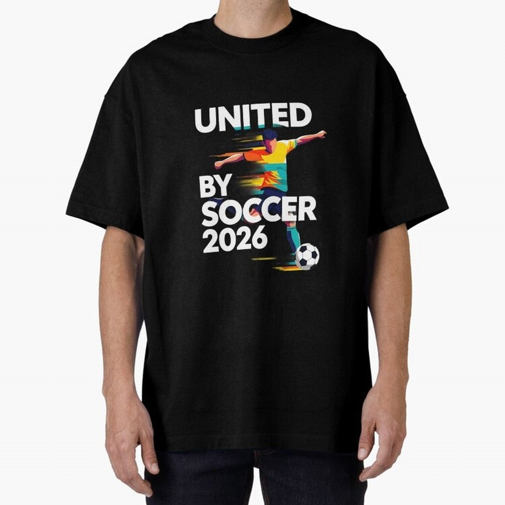 United by Soccer 2026 Football Fan Hoodie International Cup Style Graphic Classic T-Shirt Carry the Colors and Pride of Global Football Passion for FIFA World Cup 2026 Group Stage, Centered on Haaland and Mbappe, England, France and Netherlands,