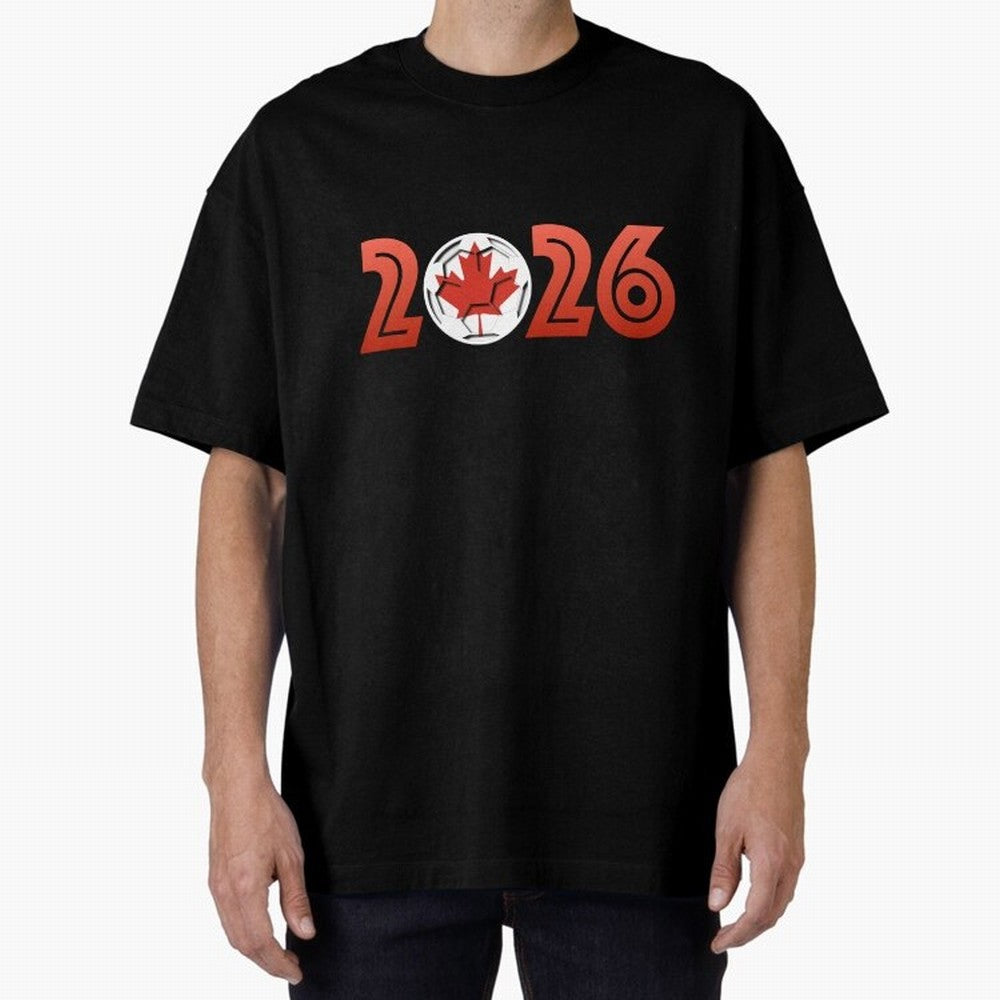 Canada Soccer 2026 Design Classic T-Shirt Mark the FIFA World Cup 2026 Group Stage Journey through Neymar, Haaland and Cristiano Ronaldo Highlights, Brazil, Portugal and Argentina Pride, Vintage Soccer Flavor, Modern Football Stars, National Flags