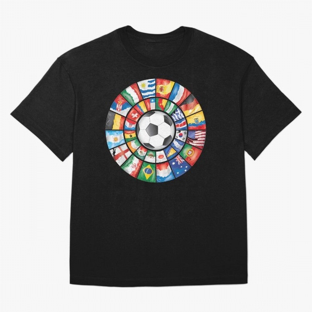 International Football Classic T-Shirt Represent the Passion of Match Day Hype around FIFA World Cup 2026, Cristiano Ronaldo, Argentina and Brazil, Stadium Chants, National Pride, Trophy Dreams and Unforgettable Football Memories; Perfect for