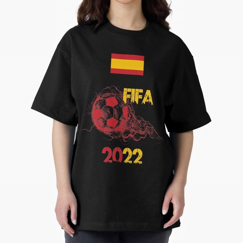 World Cup Qatar 2022 Ispanya Classic T-Shirt Represent Fans Who Live for the FIFA World Cup 2026 USA Canada Mexico Journey through Messi, CR7 and Mbappe Highlights, Portugal, Spain and Germany Pride, Retro Football Energy, Iconic Rivalries, Trophy